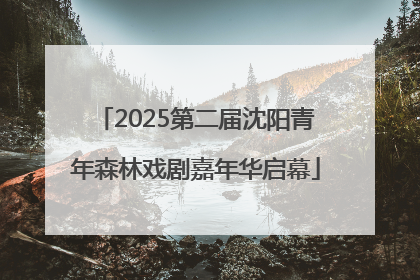 2025第二届沈阳青年森林戏剧嘉年华启幕